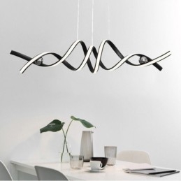 Minimalistische Pendelleuchte Aluminium Art Minimalistische Spiral-Deckenleuchte