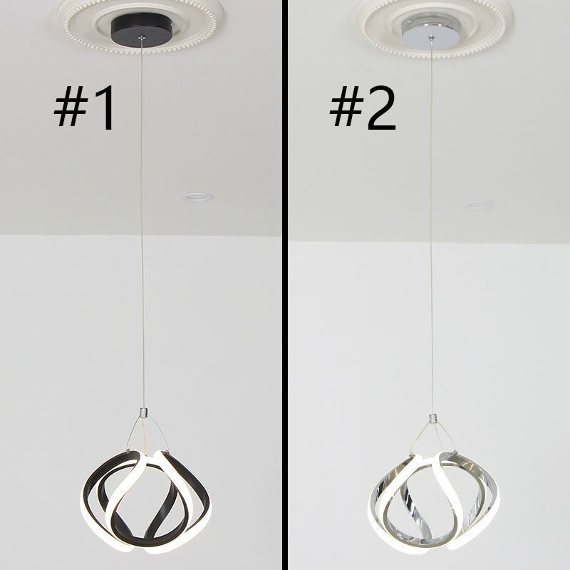 Pendelleuchte Aluminium Art Kleine Kürbis Deckenleuchte