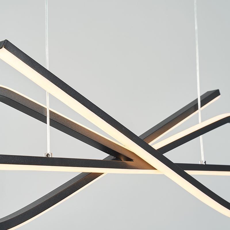 Einfache Pendelleuchte Aluminium Art Bowknot Deckenleuchte