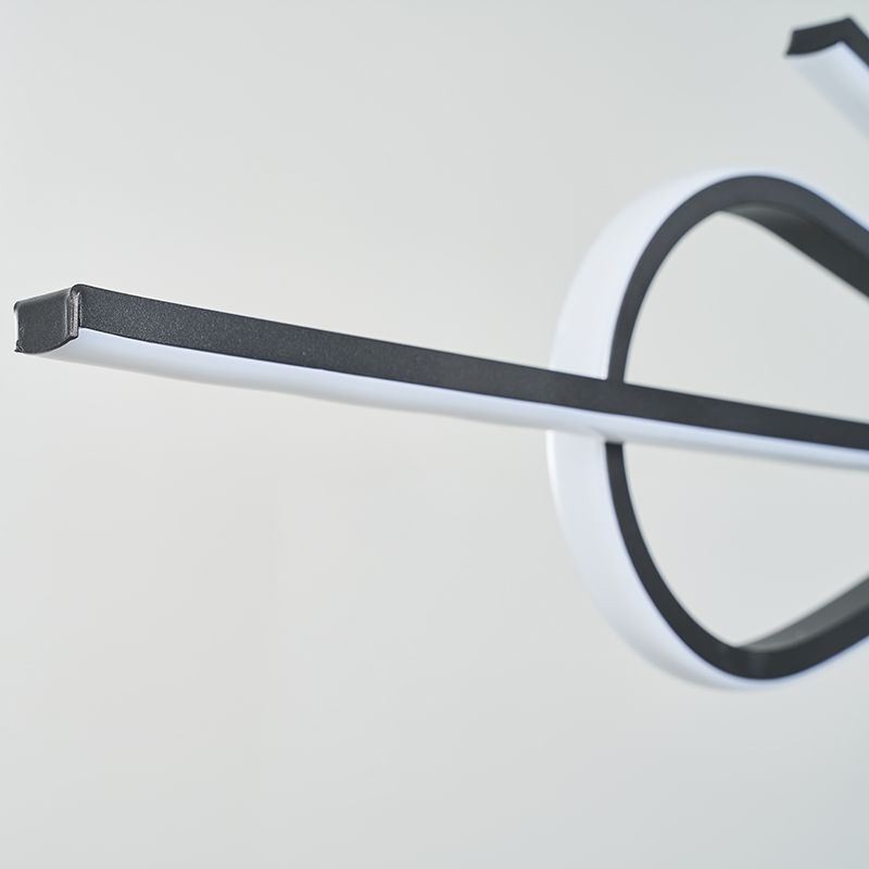 Einfache Pendelleuchte Aluminium Art Bowknot Deckenleuchte