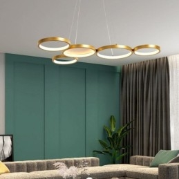 Stilvolle Pendelleuchte Aluminium Art Deckenleuchte