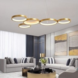 Stilvolle Pendelleuchte Aluminium Art Deckenleuchte