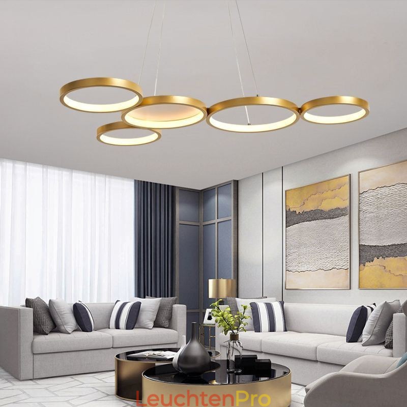 Stilvolle Pendelleuchte Aluminium Art Deckenleuchte