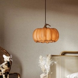 Kreative Kürbis Pendelleuchte Japanische Retro Deckenleuchte Deckenlampe