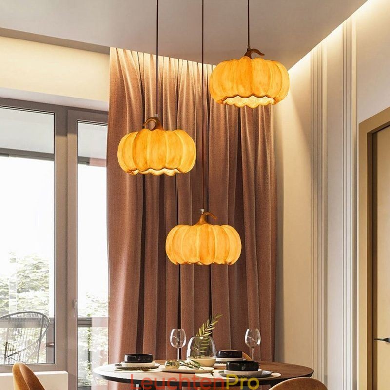 Kreative Kürbis Pendelleuchte Japanische Retro Deckenleuchte Deckenlampe