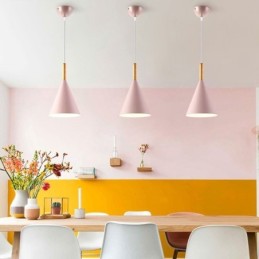 Nordic Macaron Pendelleuchte Einzelkopf Pendelleuchte