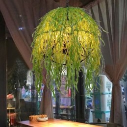 Moderne Pflanze Licht Dekorative Industrial Stil Kronleuchter Shop Musik