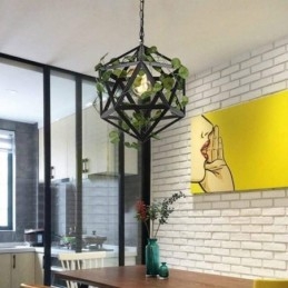 Industrielle Vintage Pendelleuchte Eisen Vogelkäfig Pendelleuchte