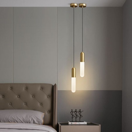 Moderne mattierte Pendelleuchte Gebürstete Pendelleuchte Moderne mattierte Pendelleuchte Gebürstete Pendelleuchte