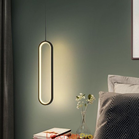 Moderne Pendelleuchte Minimalistische ovale Pendelleuchte Moderne Pendelleuchte Minimalistische ovale Pendelleuchte
