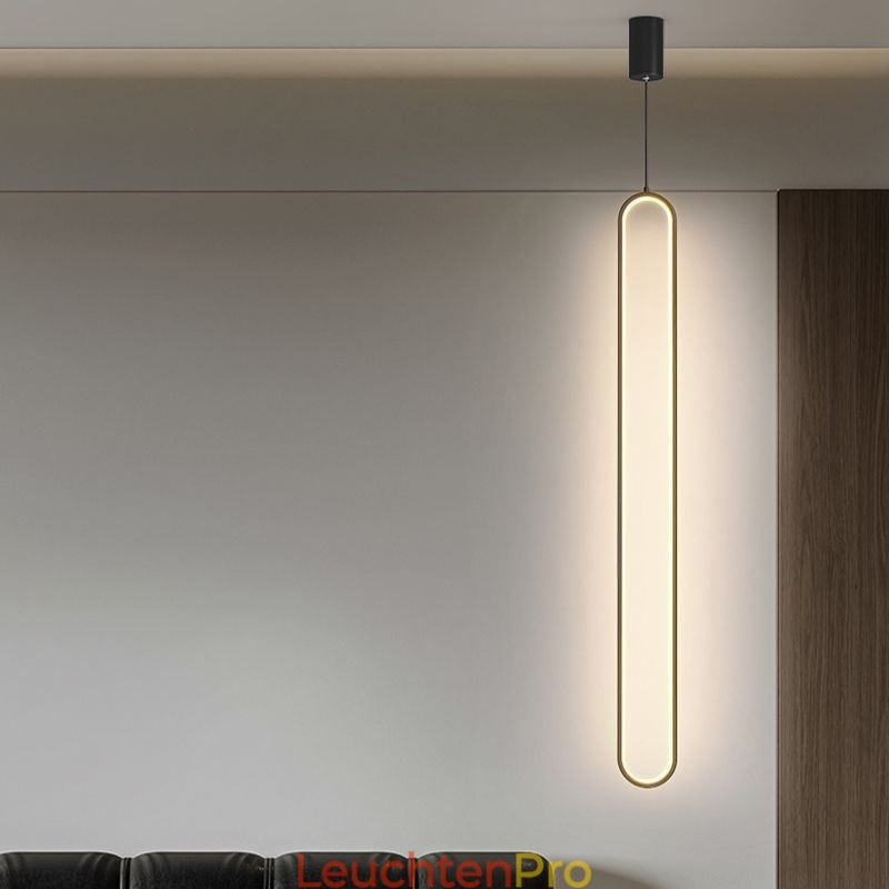 Moderne Pendelleuchte Minimalistische ovale Pendelleuchte