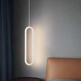 Moderne Pendelleuchte Minimalistische ovale Pendelleuchte