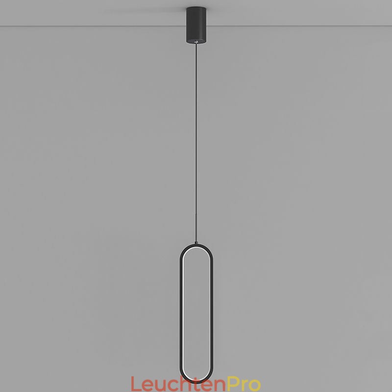Moderne Pendelleuchte Minimalistische ovale Pendelleuchte