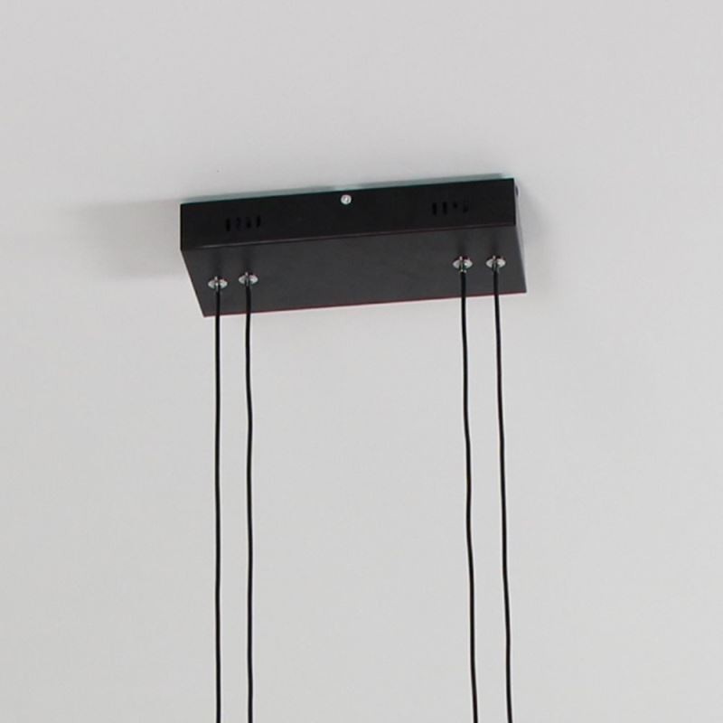 Moderner Rahmen Pendelleuchte Acryl Schwarz Kronleuchter