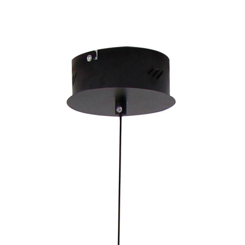 Moderne Pendelleuchte Dimmbare Schwarze Streifenlampe
