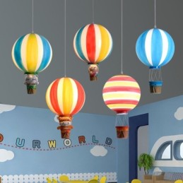 Bunte Heißluftballon Pendelleuchte Acryl Dekorationsleuchte