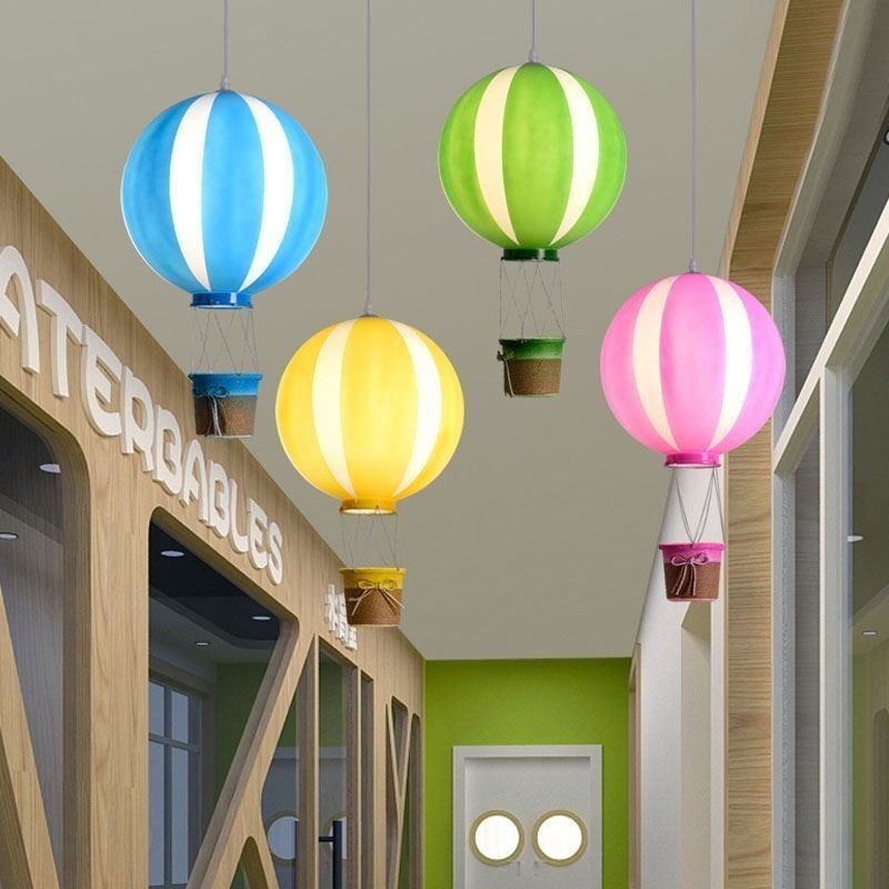 Bunte Heißluftballon Pendelleuchte Acryl Dekorationsleuchte