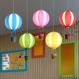 Bunte Heißluftballon Pendelleuchte Acryl Dekorationsleuchte