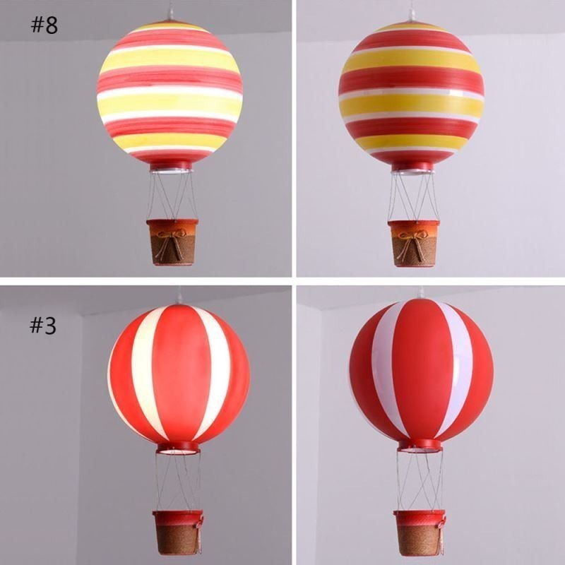 Bunte Heißluftballon Pendelleuchte Acryl Dekorationsleuchte