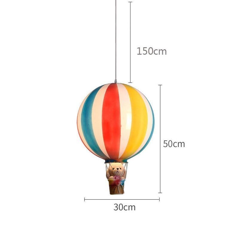 Bunte Heißluftballon Pendelleuchte Acryl Dekorationsleuchte