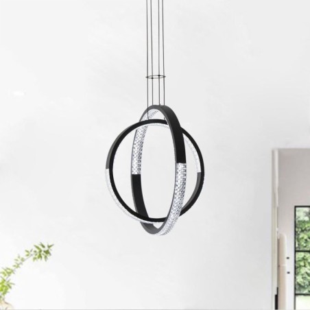 Moderne Kronleuchter 2 Ringe Anhänger Beleuchtung Esszimmer Moderne Kronleuchter 2 Ringe Anhänger Beleuchtung Esszimmer