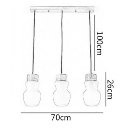 Japanische Glaspendelleuchte, kreative Dekoration, Hängeleuchte