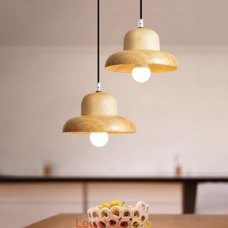 Japanische Holz Pendelleuchte Hut Hängelampe Japanische Holz Pendelleuchte Hut Hängelampe