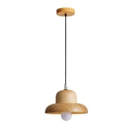 Japanische Holz Pendelleuchte Hut Hängelampe