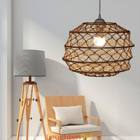 Moderne pastorale Pendelleuchte Kreative Rattan Hängeleuchte mit faltbarem Lampenschirm Moderne pastorale Pendelleuchte Kreative Rattan Hängeleuchte mit faltbarem Lampenschirm