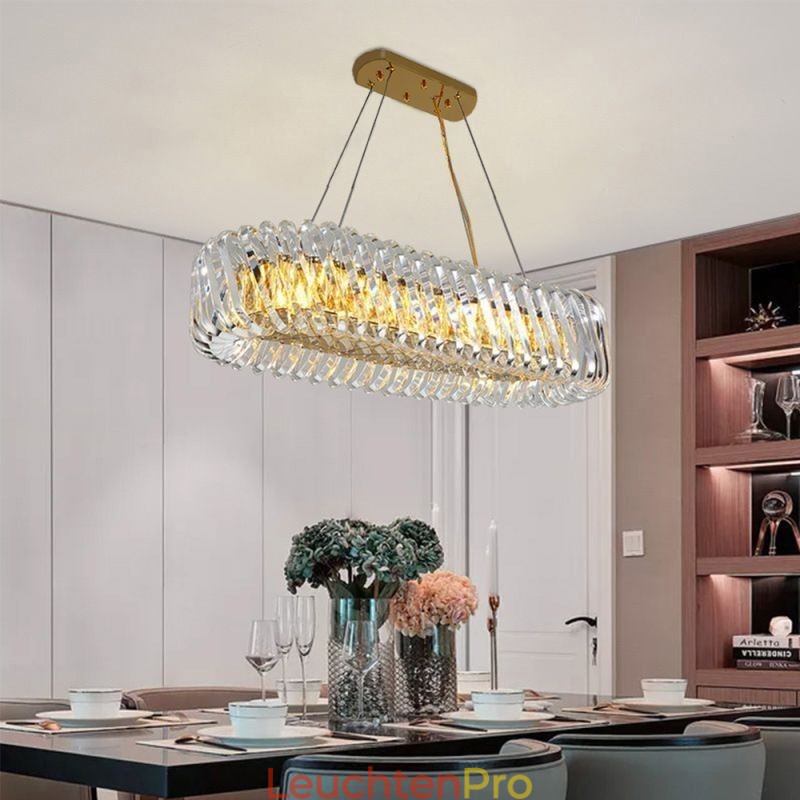 Luxus Glas Pendelleuchte Kronleuchter im europäischen Stil