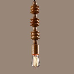 Kronleuchter Mini-Stil Traditionell Klassisch Holz Bambus