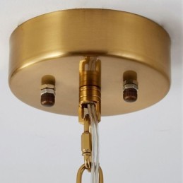 Moderne Glas Pendelleuchte Dekoration Bronze Gold Kronleuchter