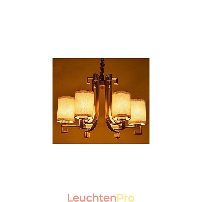 Der Kronleuchter im chinesischen Stil, Eisen-Kupfer-Imitation, Luftlampen