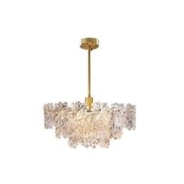 Luxus Anhänger Licht Wohnkultur Glas Kronleuchter Wohnzimmer