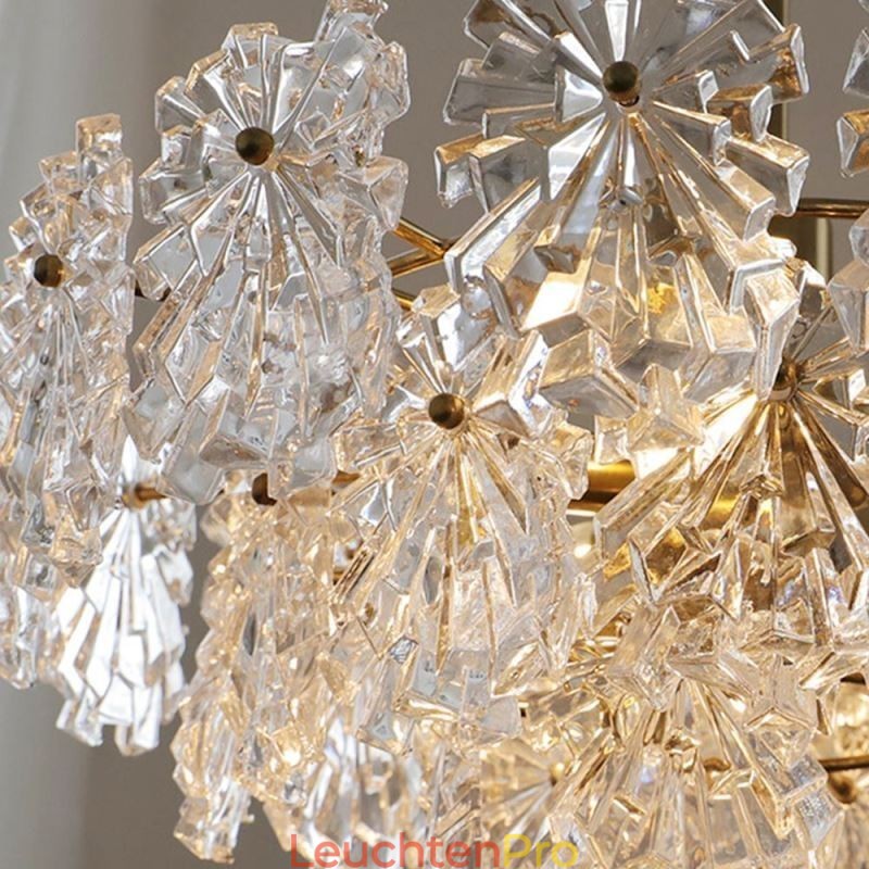 Luxus Anhänger Licht Wohnkultur Glas Kronleuchter Wohnzimmer