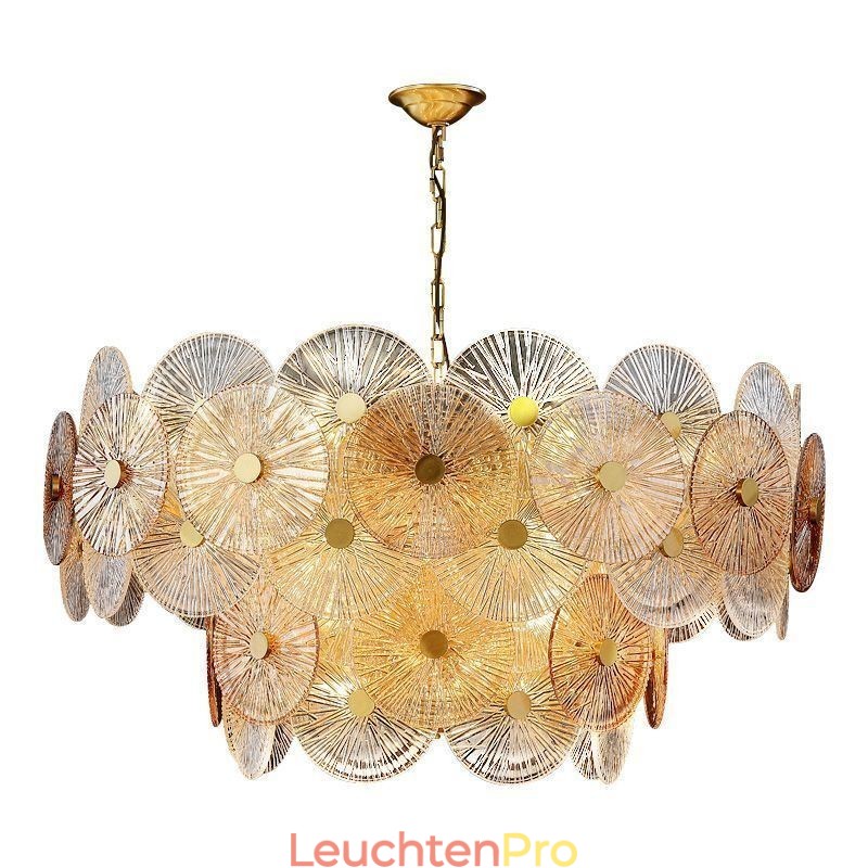 Moderne Spark Disc Kronleuchter Feuerwerk Glas Pendelleuchte Home Deco Beleuchtung