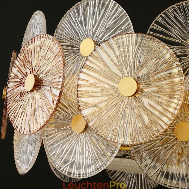 Moderne Spark Disc Kronleuchter Feuerwerk Glas Pendelleuchte Home Deco Beleuchtung