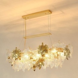 Ahornblatt Pendelleuchte Wohndekor Glasbeleuchtung