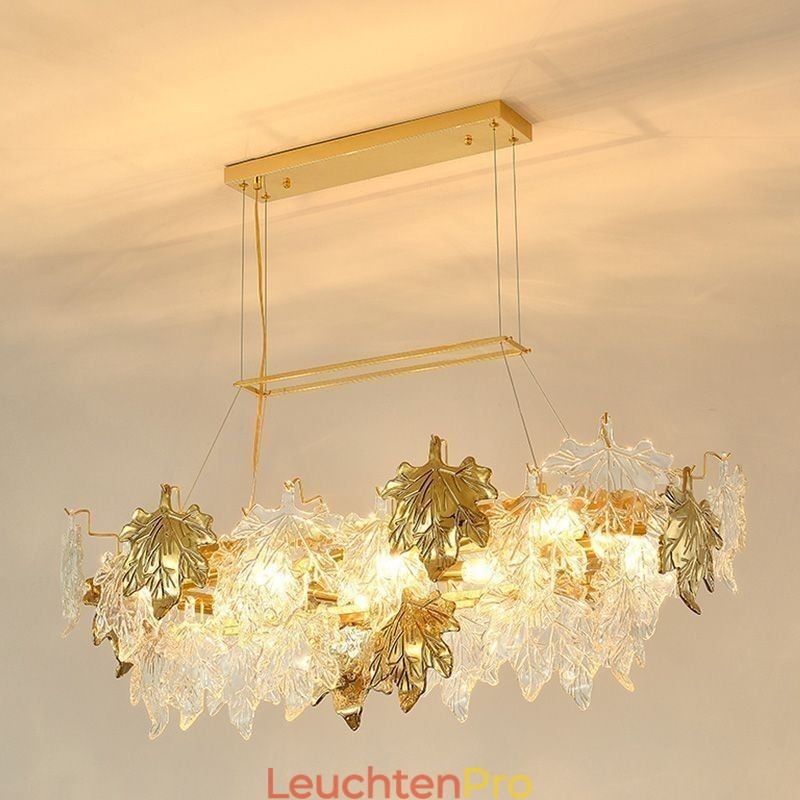 Ahornblatt Pendelleuchte Wohndekor Glasbeleuchtung