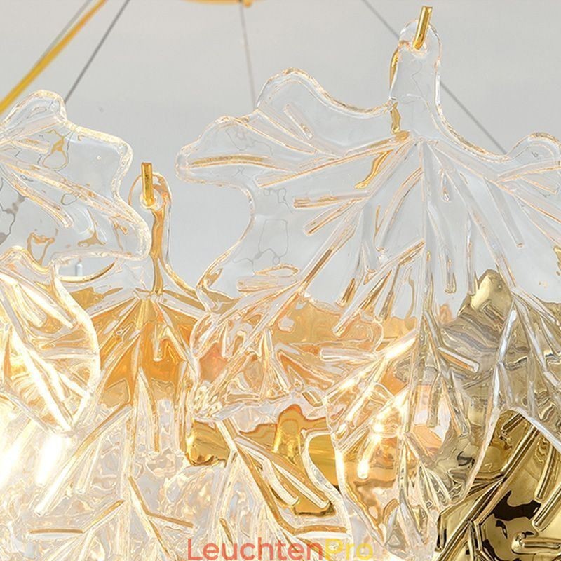 Ahornblatt Pendelleuchte Wohndekor Glasbeleuchtung