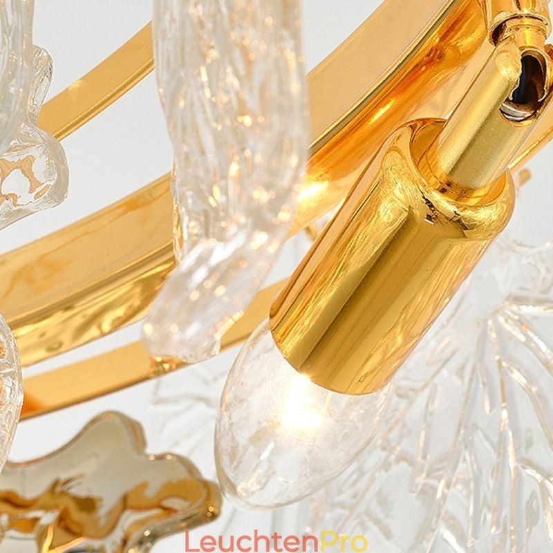 Ahornblatt Pendelleuchte Wohndekor Glasbeleuchtung