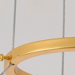 Europäischer Glas-Hängeleuchter in Fächerform