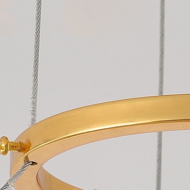 Europäischer Glas-Hängeleuchter in Fächerform