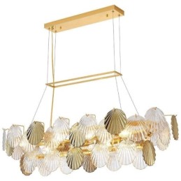 Luxus Glas Kronleuchter Mode Lampe Shell Form Glas Hängelampe