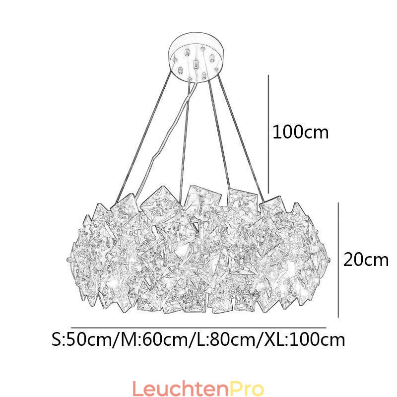 Licht Luxus Glas Kronleuchter Moderne Minimalistischen Pendelleuchte