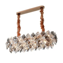 Europäischer Glas-Kronleuchter, kreatives Licht, Luxus-Pendelleuchte