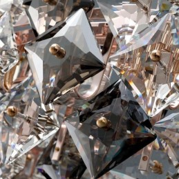 Europäischer Glas-Kronleuchter, kreatives Licht, Luxus-Pendelleuchte