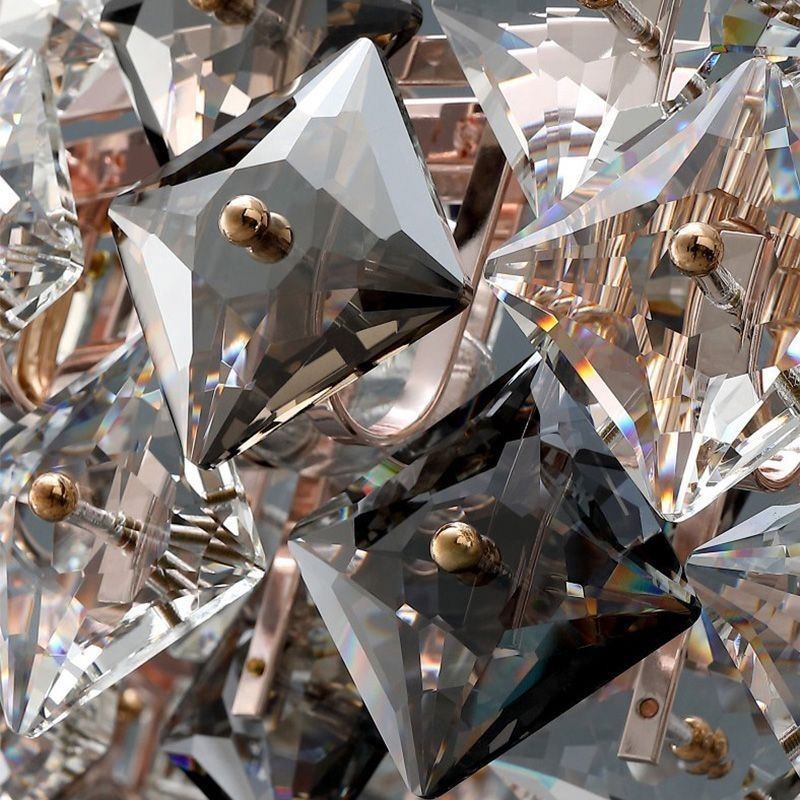 Europäischer Glas-Kronleuchter, kreatives Licht, Luxus-Pendelleuchte