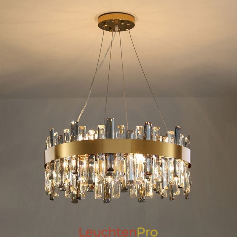 Luxus Glas Kronleuchter Europäischen Stil Pendelleuchte Wohnzimmer