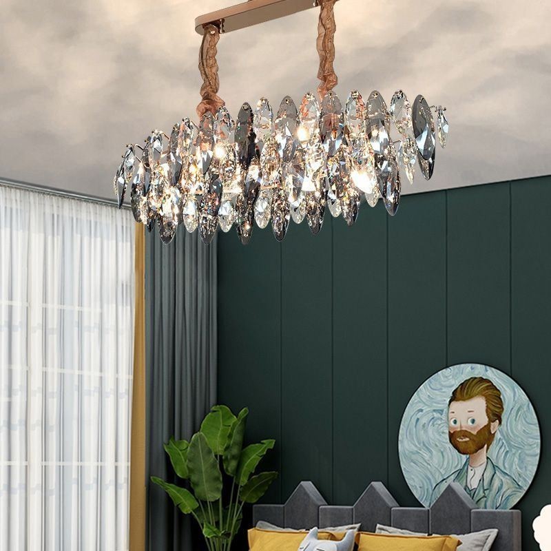Licht Luxus Anhänger Licht Wohnkultur Glas Kronleuchter Wohnzimmer